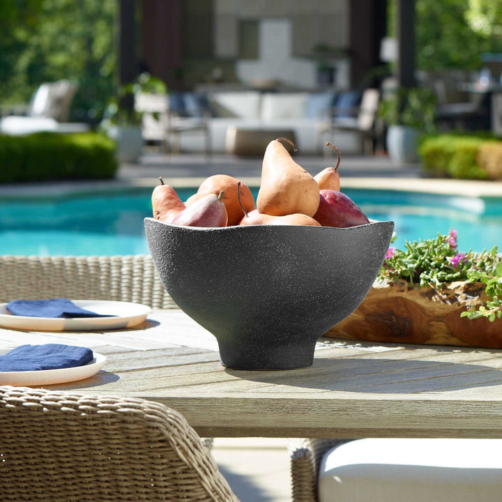 Komorebi Indoor-Outdoor Black Bowl Accessories Uttermost