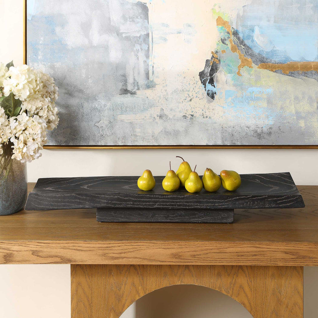 Ciaran Indoor-Outdoor Wooden Tray Accessories Uttermost