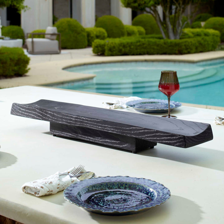 Ciaran Indoor-Outdoor Wooden Tray Accessories Uttermost