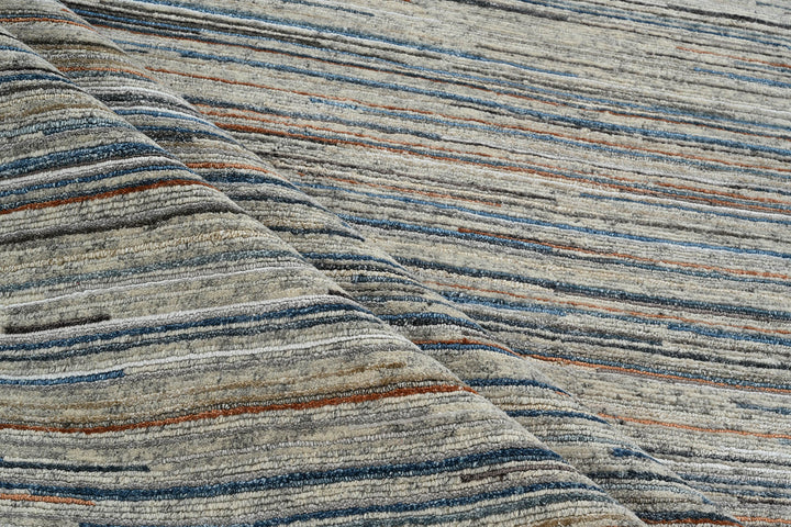 Mafi Signature | Amber | AM-3012: Natural/Blue Area Rug Mafi Rugs