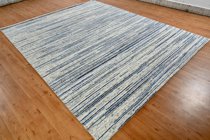 Mafi Signature | Amber | AM-3018: Ivory/Blue Area Rug Mafi Rugs