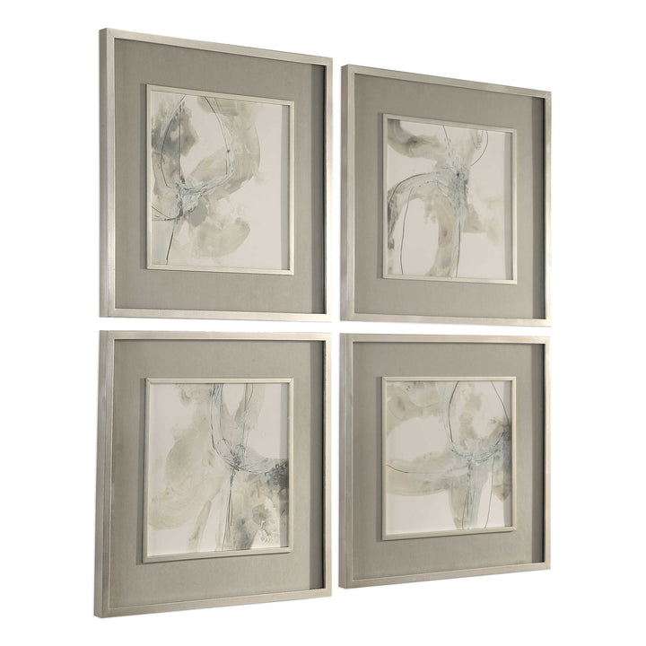 Divination Abstract Art Set of 4 Accessories Uttermost