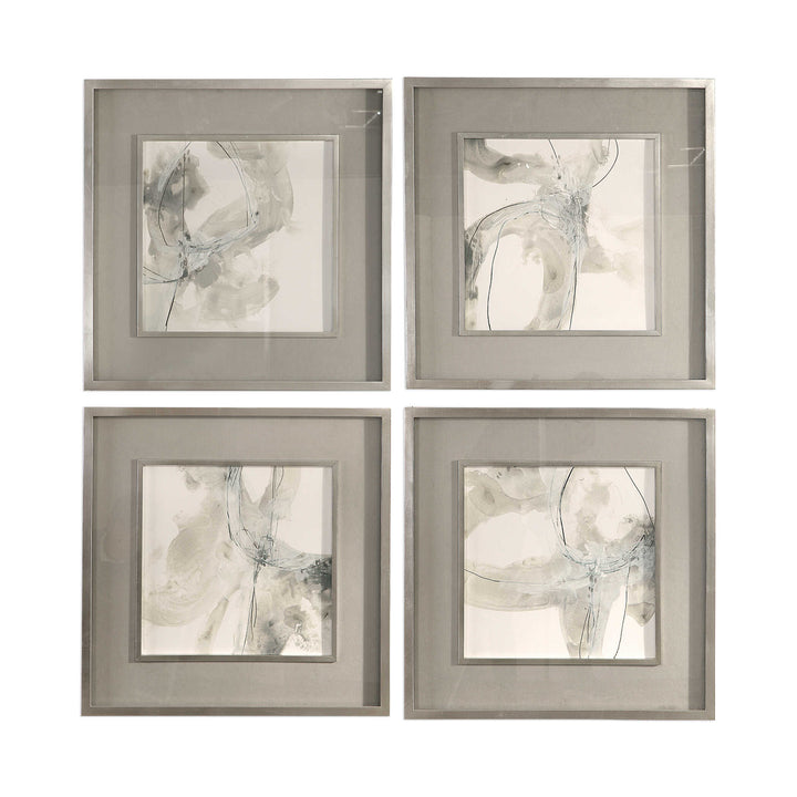 Divination Abstract Art Set of 4 Accessories Uttermost