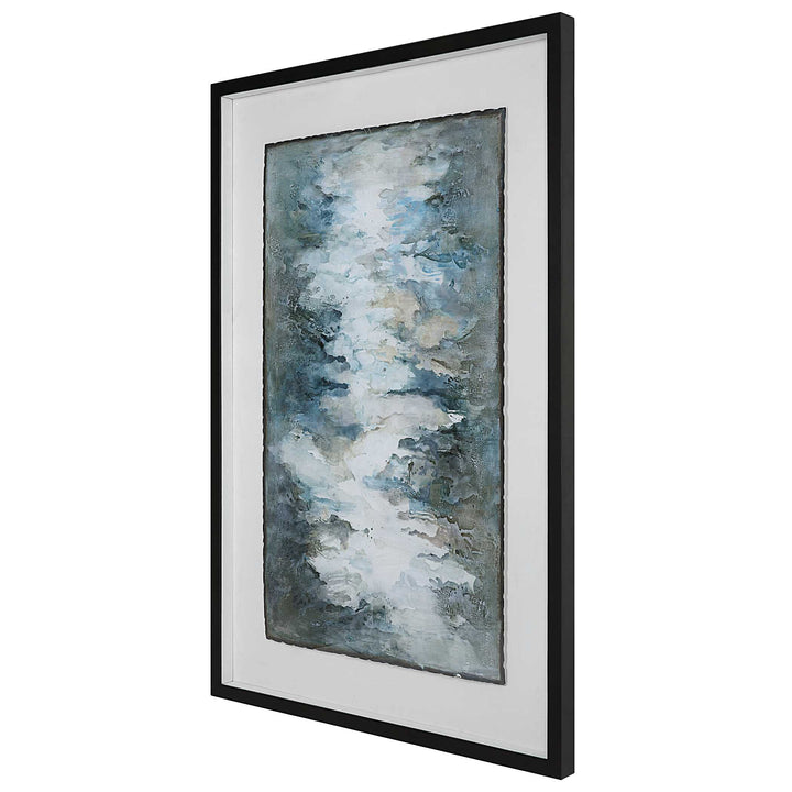 Lakeside Grande Framed Abstract Print Accessories Uttermost