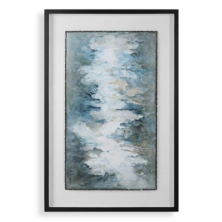 Lakeside Grande Framed Abstract Print Accessories Uttermost