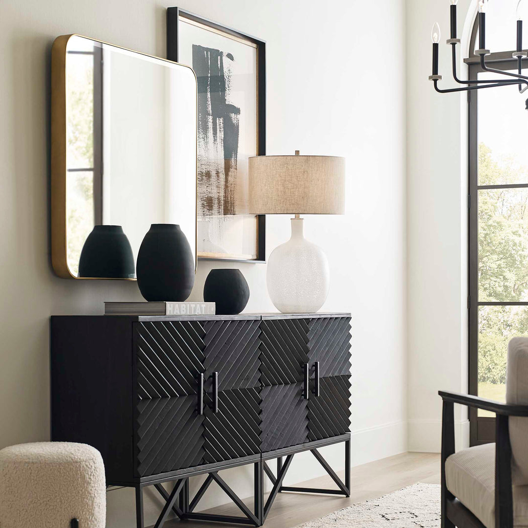 Mystere Framed Contemporary Print Accessories Uttermost