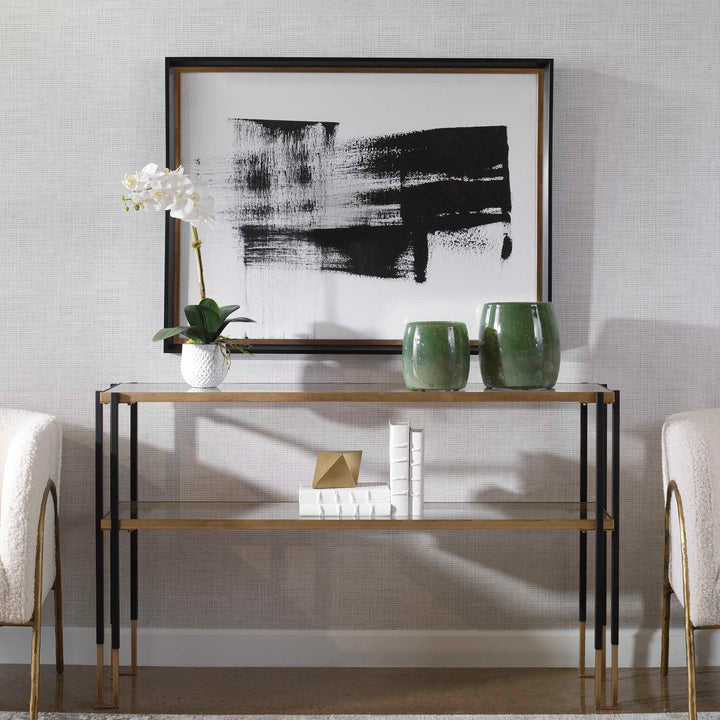 Mystere Framed Contemporary Print Accessories Uttermost