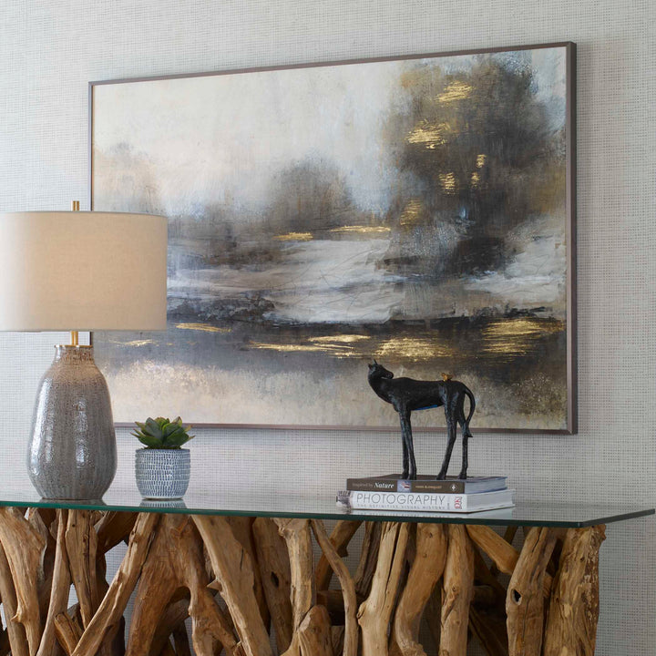 Gilt Misty Landscape Framed Print Accessories Uttermost