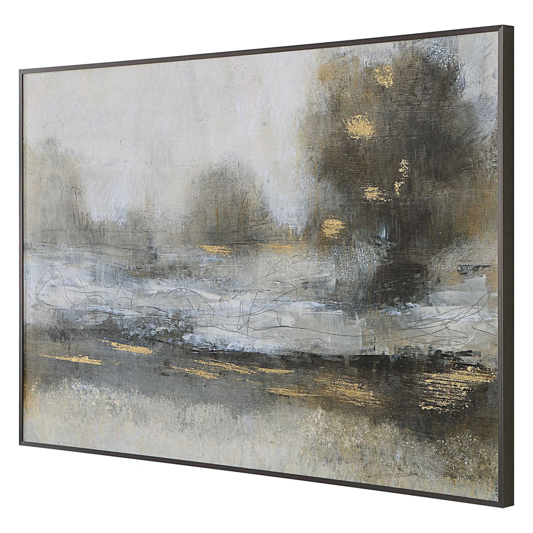 Gilt Misty Landscape Framed Print Accessories Uttermost