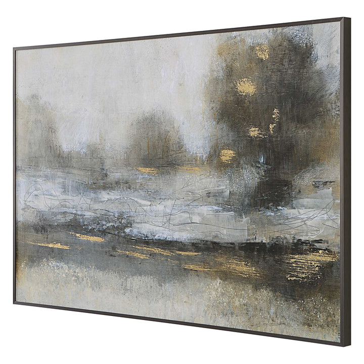 Gilt Misty Landscape Framed Print Accessories Uttermost
