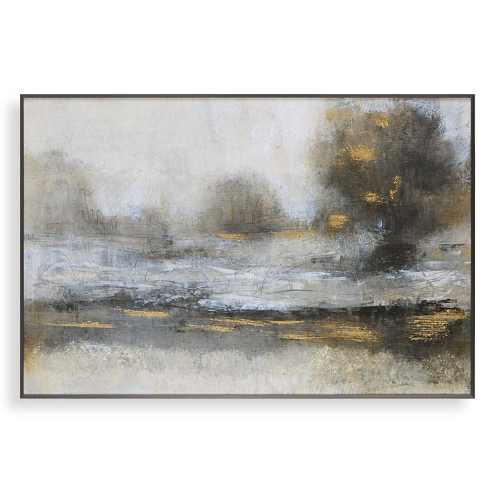 Gilt Misty Landscape Framed Print Accessories Uttermost