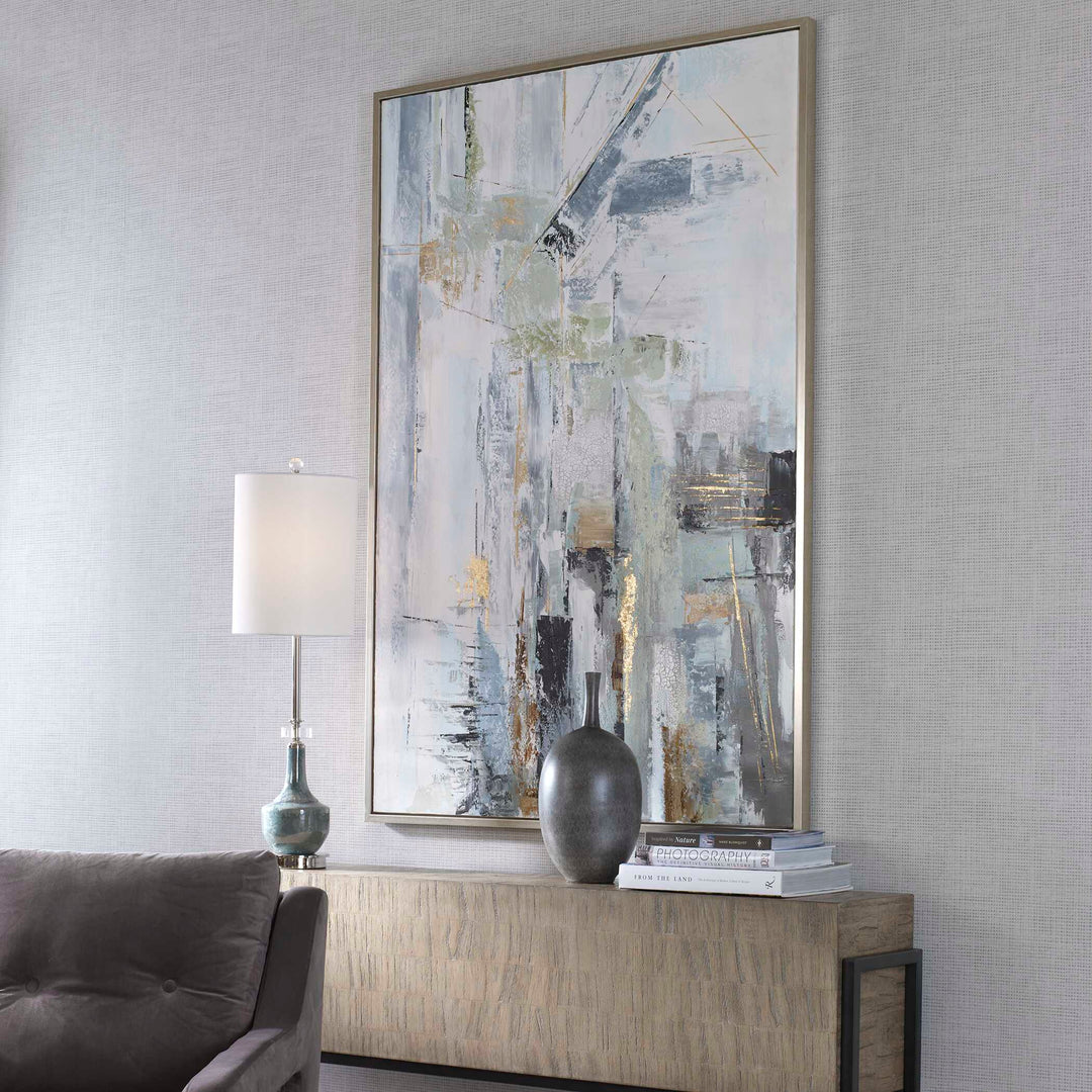 Natural Springs Hand Painted Canvas Art Accessories Uttermost