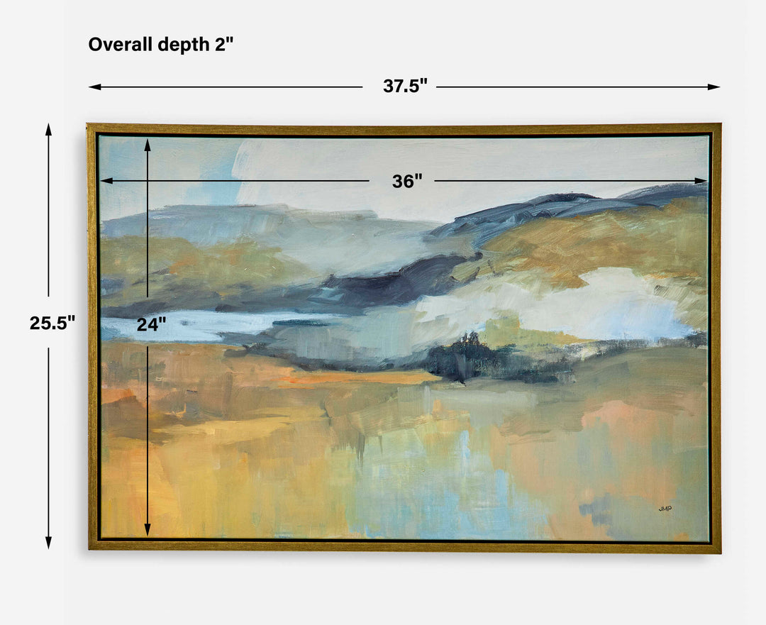 Folded Hills Framed Landscape Art Accessories Uttermost