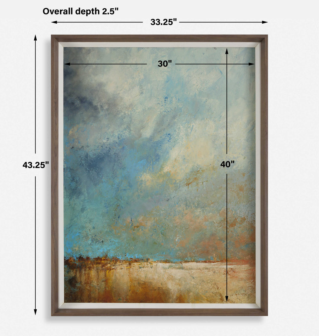 Vista Grande Framed Desertscape Print Accessories Uttermost
