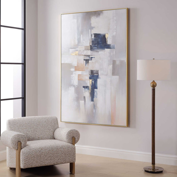 Waterfront Geometric Abstract Art Accessories Uttermost