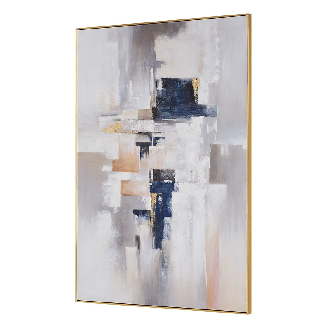 Waterfront Geometric Abstract Art Accessories Uttermost