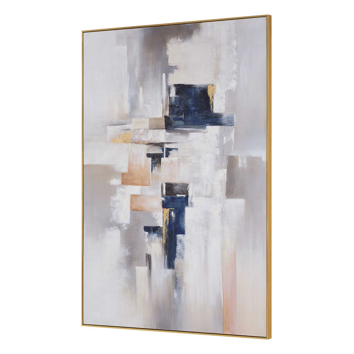 Waterfront Geometric Abstract Art Accessories Uttermost