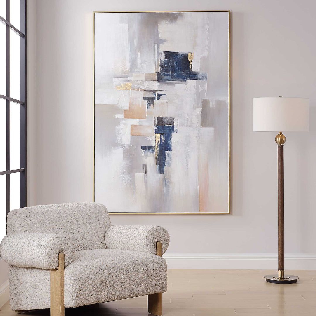Waterfront Geometric Abstract Art Accessories Uttermost
