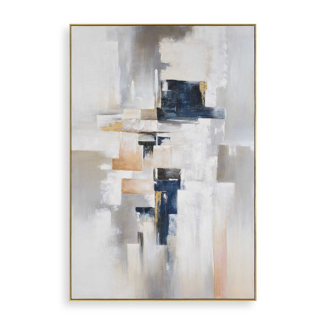 Waterfront Geometric Abstract Art Accessories Uttermost