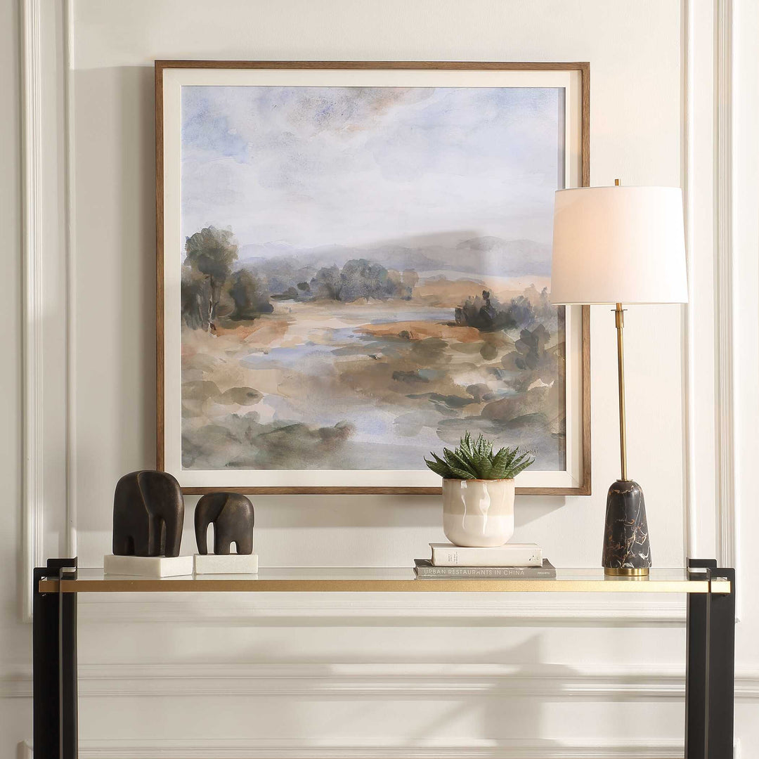 River Afternoon Landscape Print Accessories Uttermost