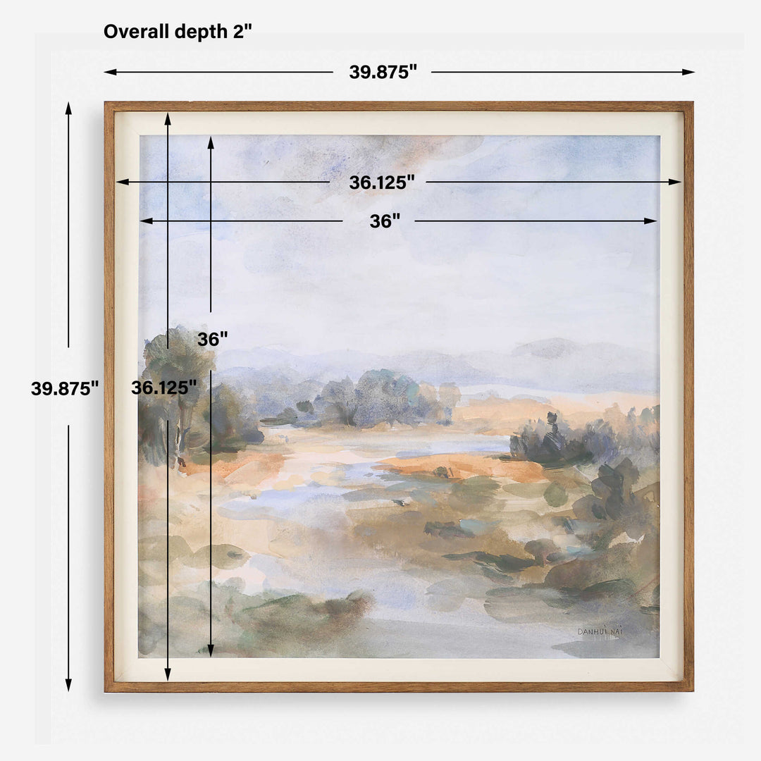 River Afternoon Landscape Print Accessories Uttermost