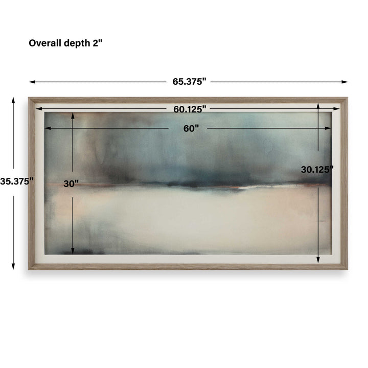 Deep Rains Framed Abstract Print Accessories Uttermost