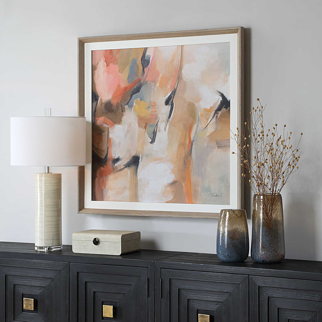 Uphill Framed Abstract Print Accessories Uttermost