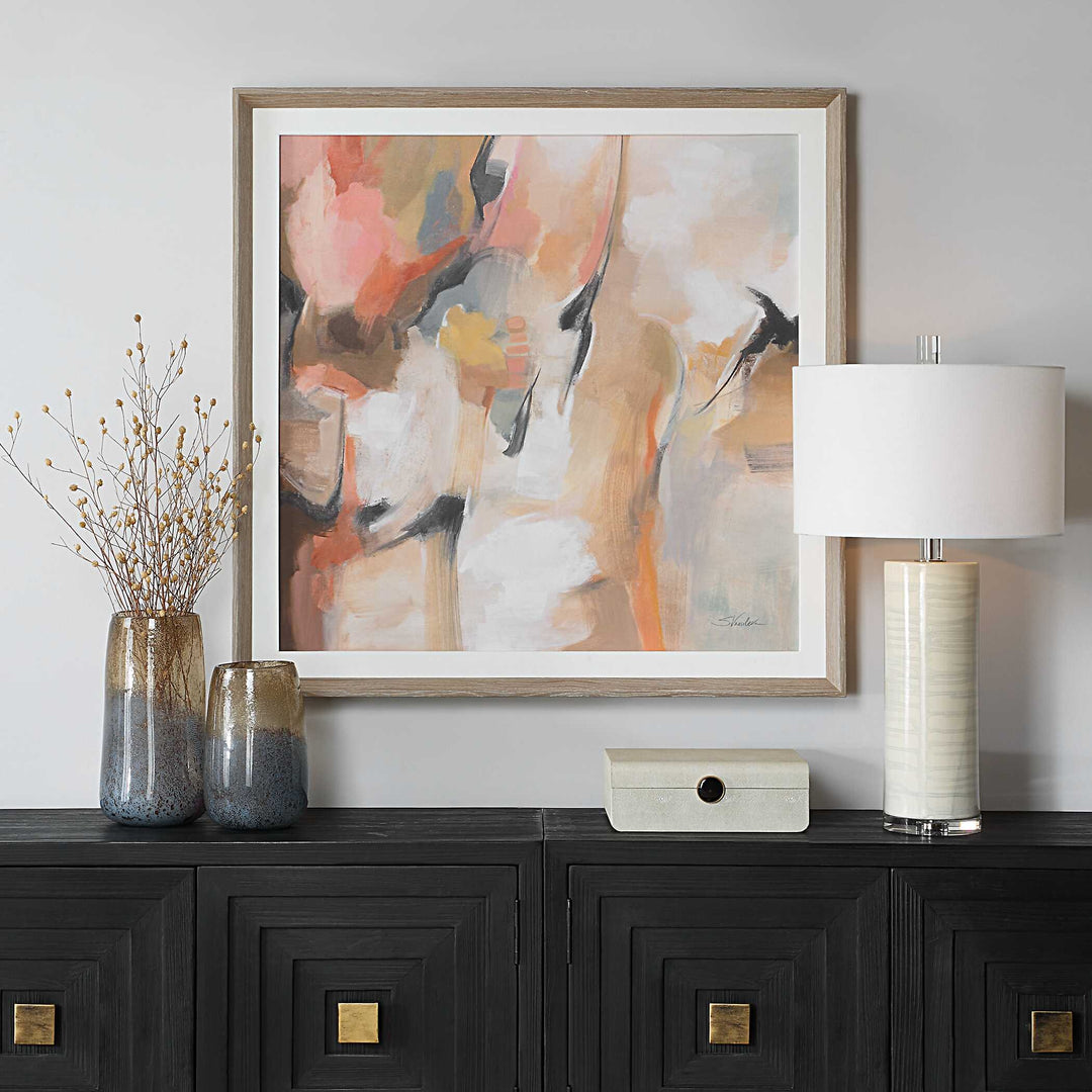 Uphill Framed Abstract Print Accessories Uttermost