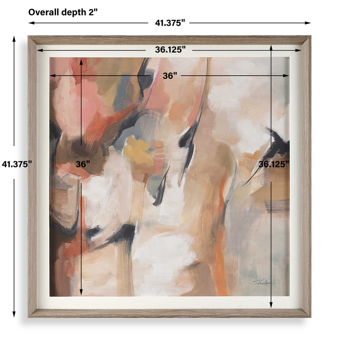 Uphill Framed Abstract Print Accessories Uttermost