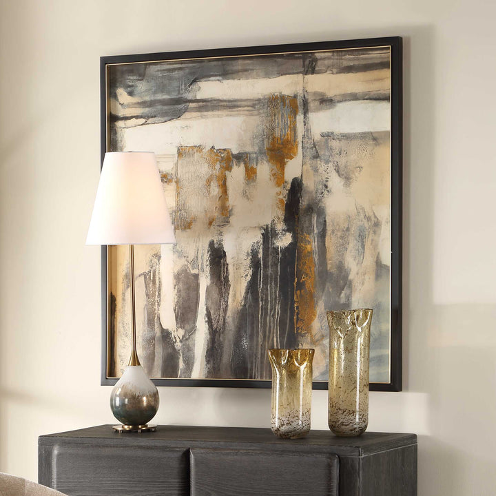Landslide Framed Abstract Print Accessories Uttermost