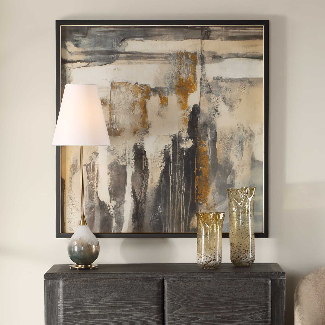 Landslide Framed Abstract Print Accessories Uttermost