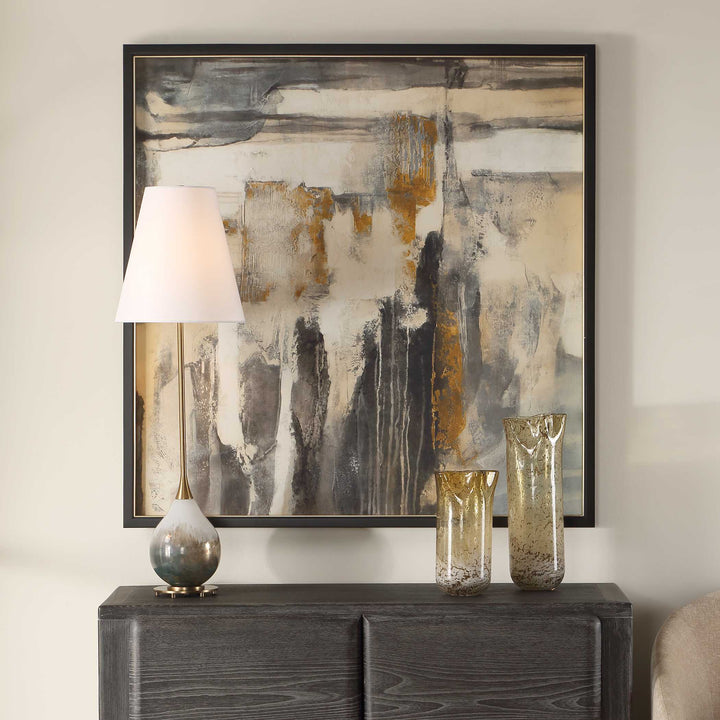 Landslide Framed Abstract Print Accessories Uttermost