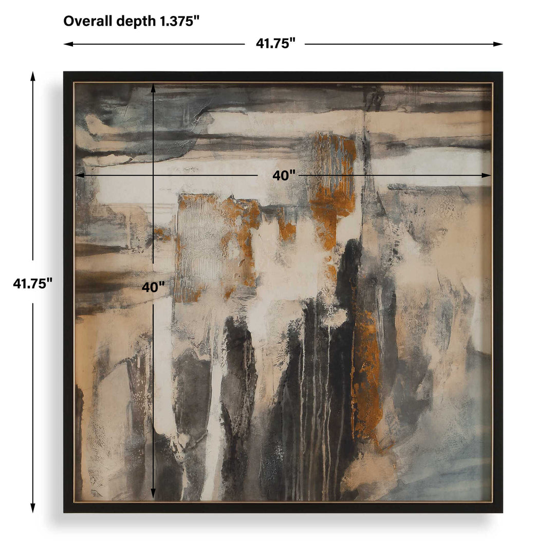 Landslide Framed Abstract Print Accessories Uttermost