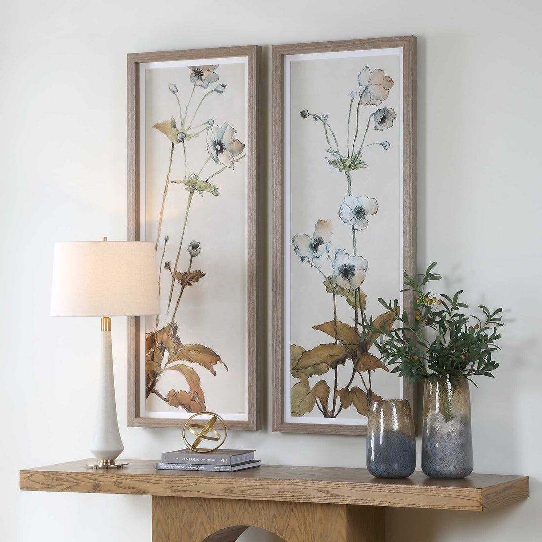 Garden Study Framed Floral Prints, Set of 2 Accessories Uttermost