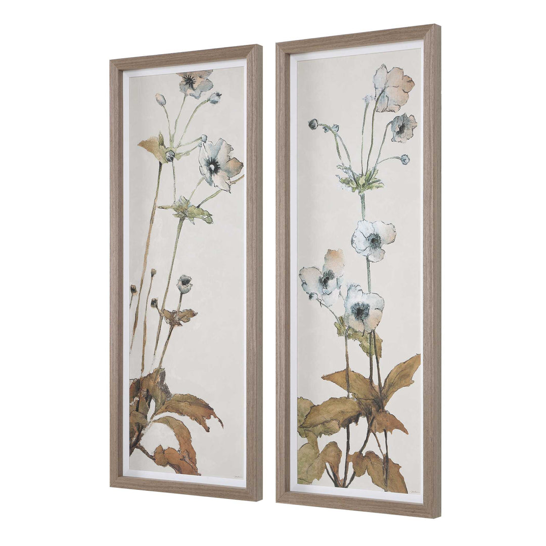Garden Study Framed Floral Prints, Set of 2 Accessories Uttermost