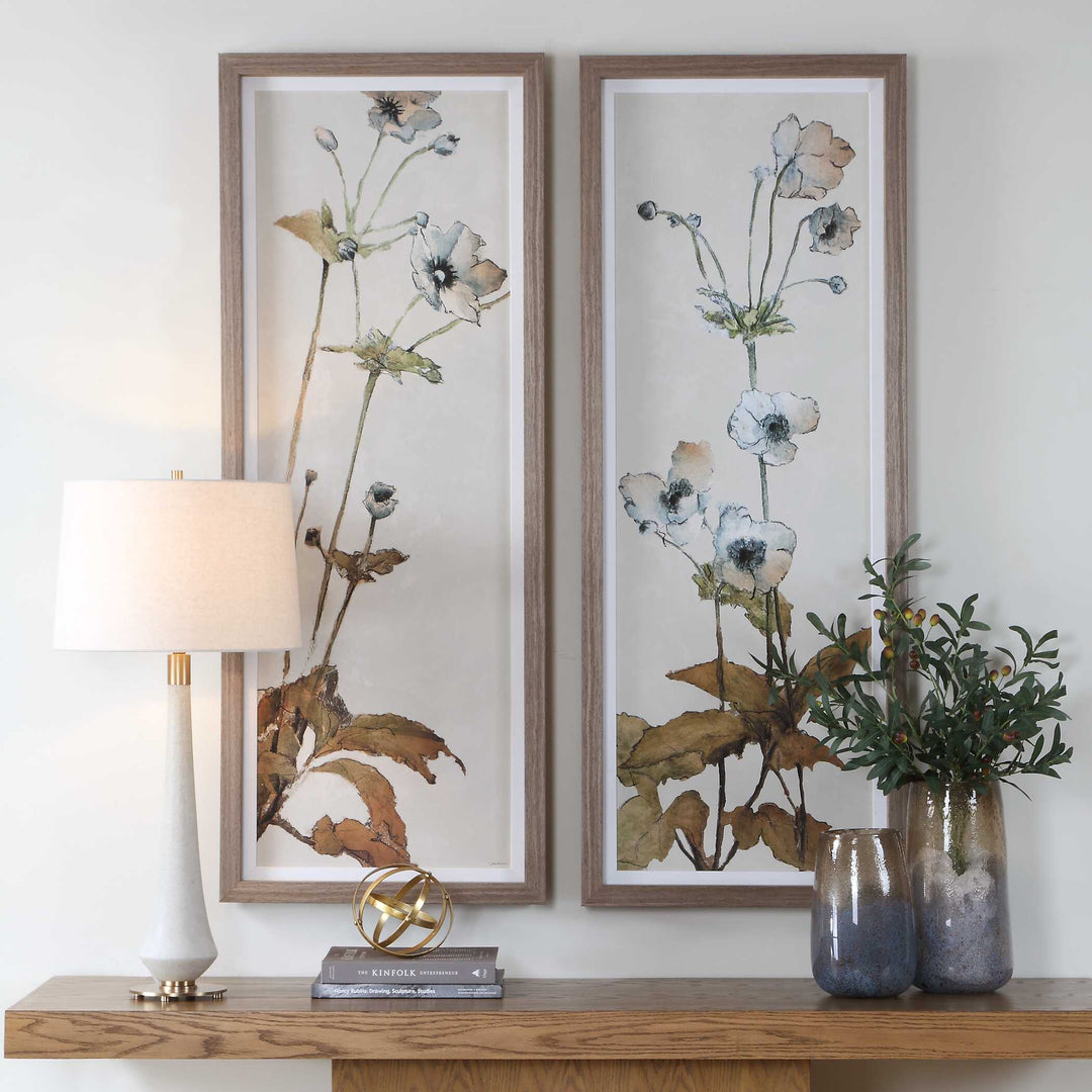 Garden Study Framed Floral Prints, Set of 2 Accessories Uttermost