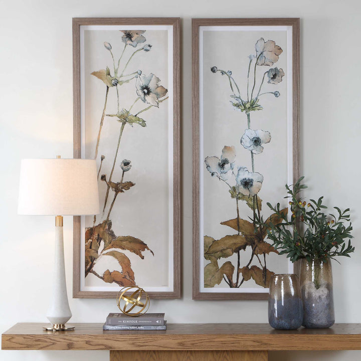 Garden Study Framed Floral Prints, Set of 2 Accessories Uttermost