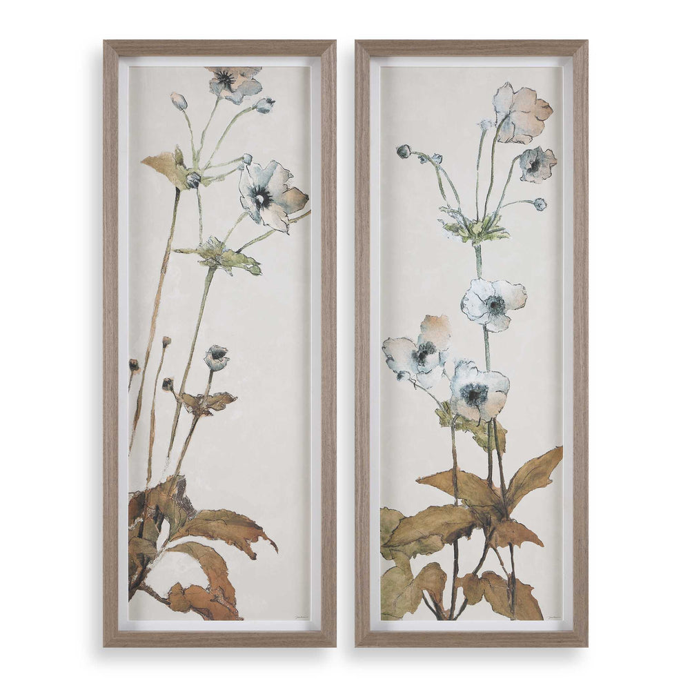 Garden Study Framed Floral Prints, Set of 2 Accessories Uttermost