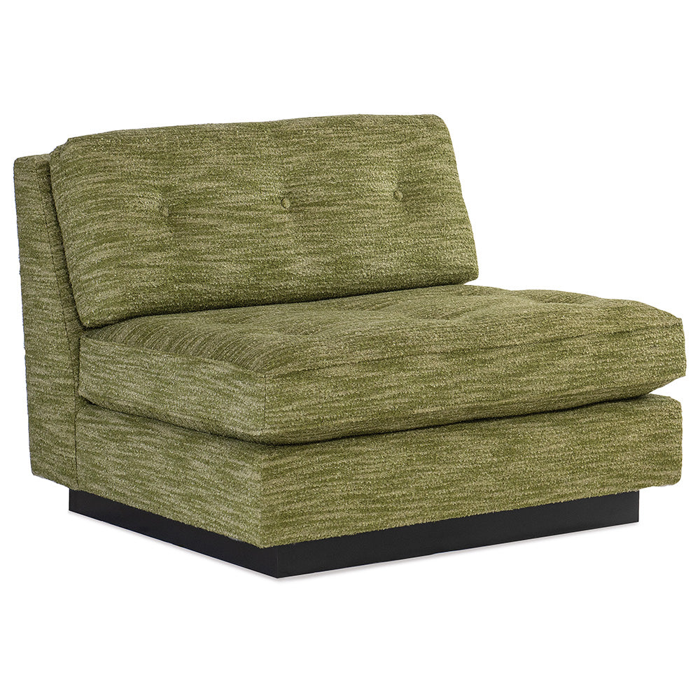 Ashe Armless Chair, Sage Living Room M Furnishings   