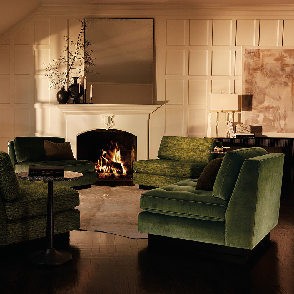 Ashe Armless Chair, Jade Living Room M Furnishings   
