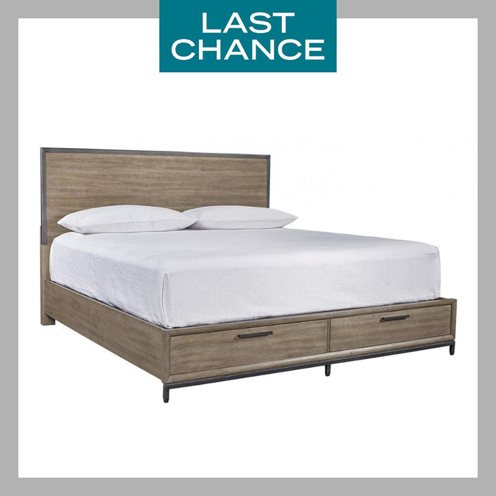 Trellis King Panel Storage Bed Bedroom Aspenhome   