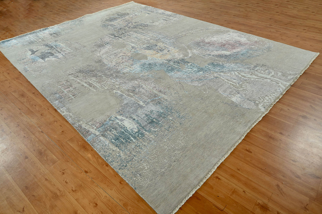 Mafi Signature | Artist | AT-301: Light Grey Area Rug Mafi Rugs