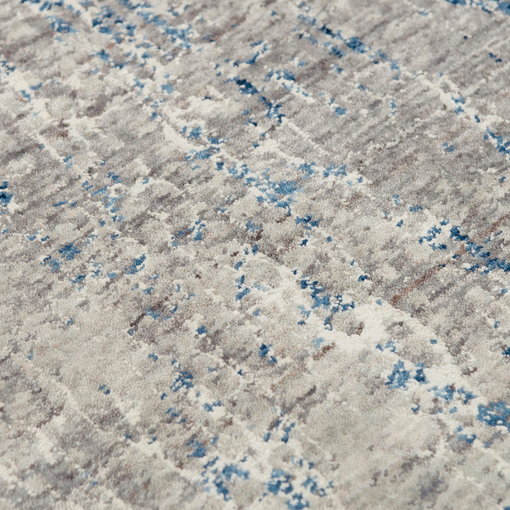 Bainbridge | Akida | 21537: Grey/Blue Area Rug Mafi Rugs   