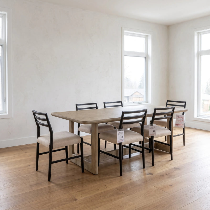 7 Piece Stratos Dining Table & Chairs