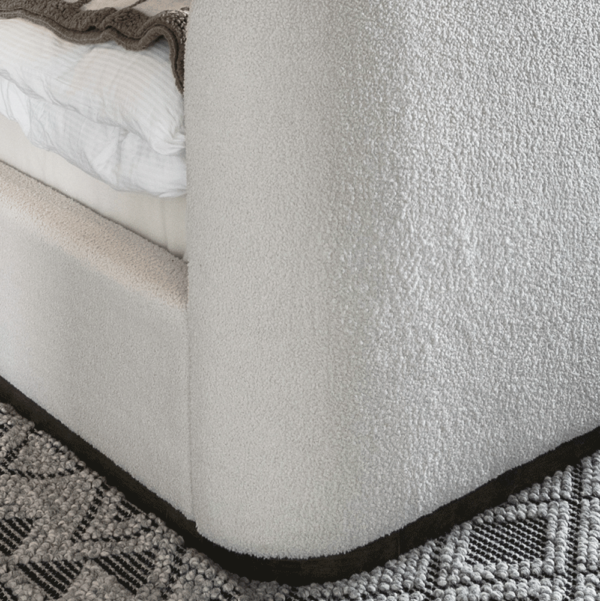 Avery Bed, Ivory Cloud Bedroom Alder & Tweed