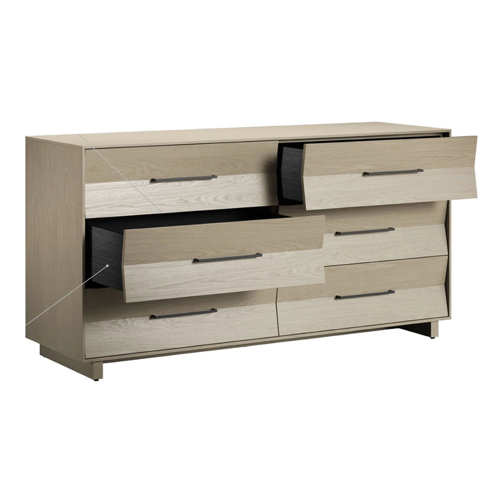 KAVA Bedroom 9686 6-Drawer Dresser Bedroom BDI