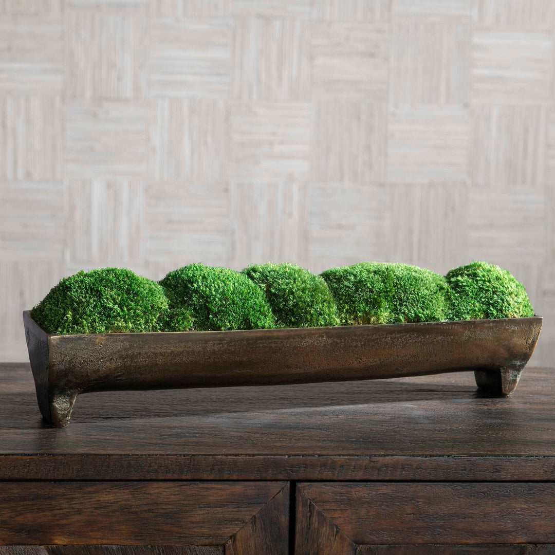 Canal Moss Small Centerpiece Accessories Uttermost