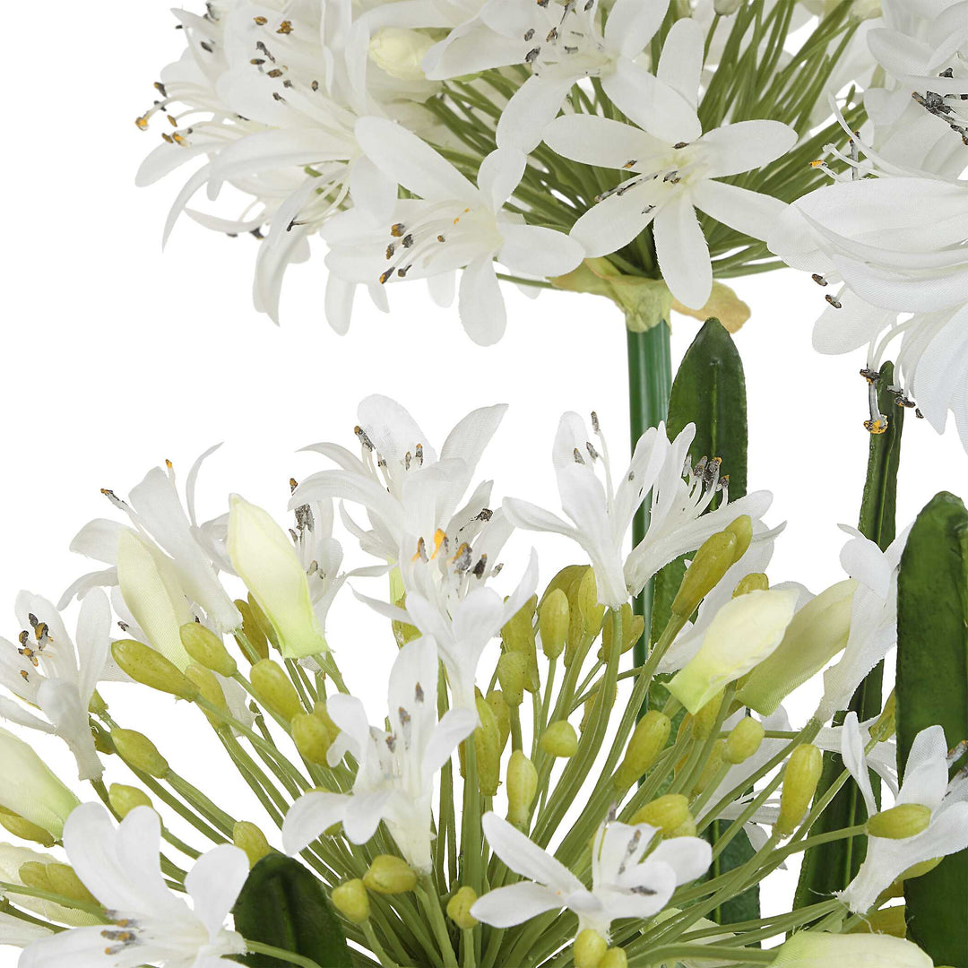Purity Agapanthus Centerpiece Accessories Uttermost