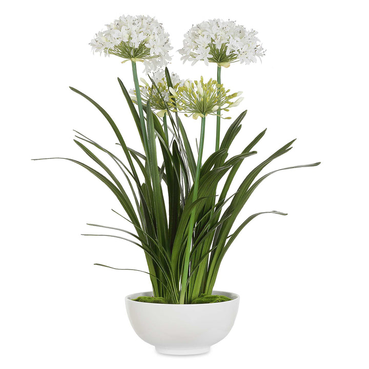Purity Agapanthus Centerpiece Accessories Uttermost