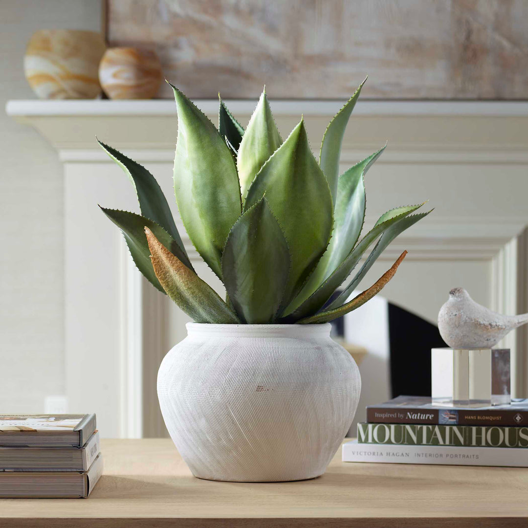 Tierra Agave Centerpiece With Vase Accessories Uttermost